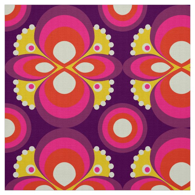 stylish  70s retro mod fabric (Swatch)