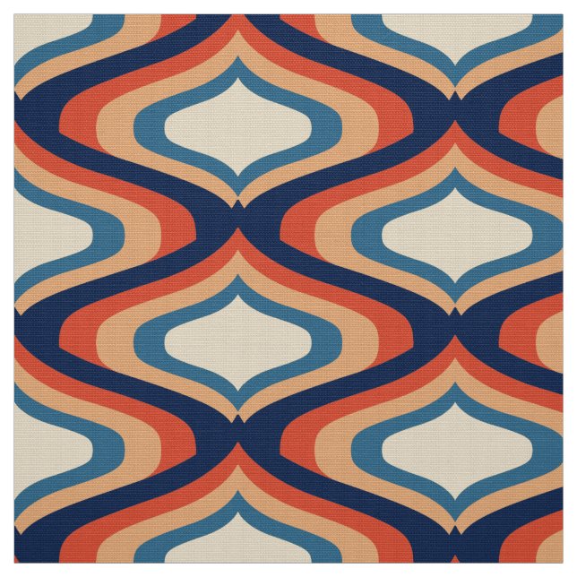 stylish  70s retro mod fabric (Swatch)