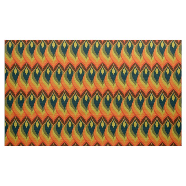 stylish  70s retro mod fabric (Yard)