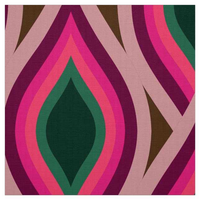 stylish  70s retro mod fabric (Swatch)