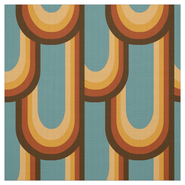stylish  70s retro mod fabric (Swatch)
