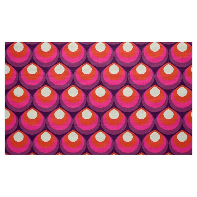 stylish  70s retro mod fabric (Fat Quarter)
