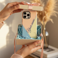 Stylish 80s vintage Colour block Custom name