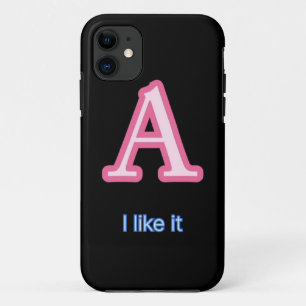 Stylish 'A' Monogram Phone Cover - Elegant and Per