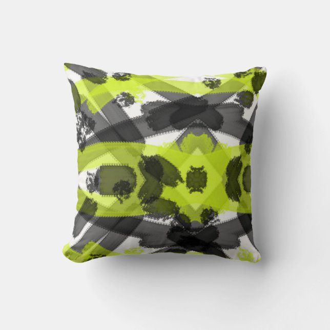 Stylish Abstract Art Eternity Cushion Pillow (Front)