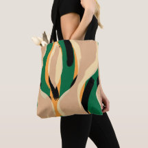 Stylish Abstract Art Tote Bag