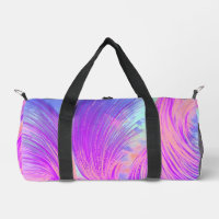 Stylish  Abstract Feathers Purple Pink