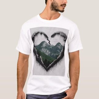 Stylish Abstract Print Shirt, T-Shirt