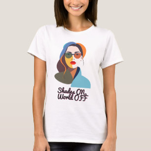 Stylish Abstract Woman Portrait T-Shirt