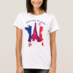 Stylish Addicted to PARIS T-Shirt