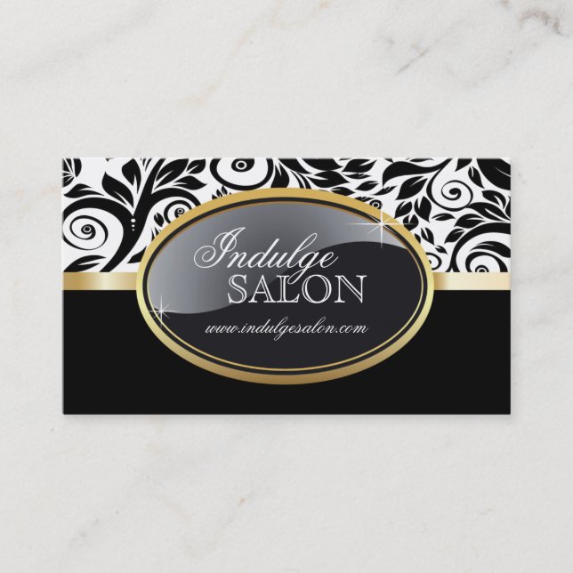 Stylish Aesthetician Business Cards (Front)