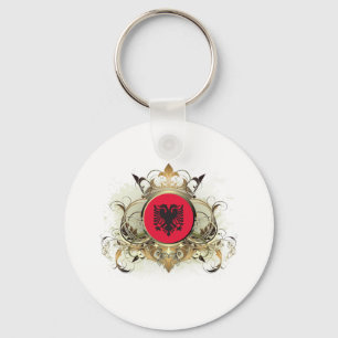 Stylish Albania Key Ring
