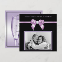 Stylish Amethyst 33rd Wedding Anniversary Photo