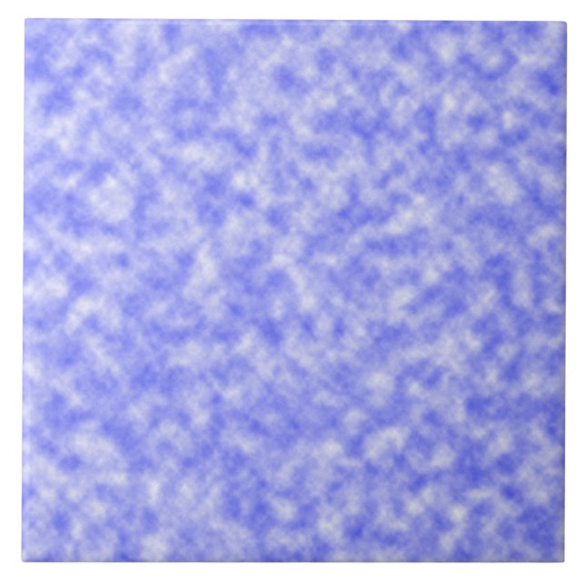 Stylish and awesome blue cloud ceramic tile (Front)