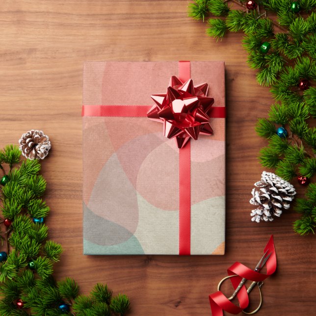 Stylish and Colourful Artistic Pattern Wrapping Paper (Holiday Gift)