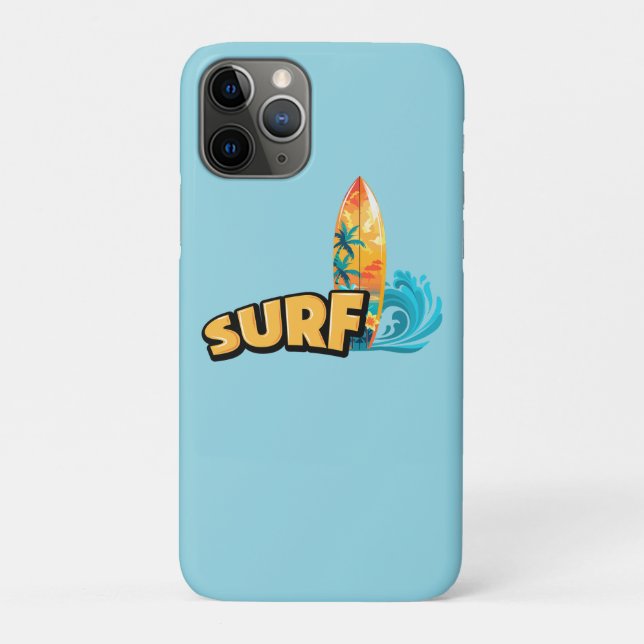 stylish and elegant Surf Lovers  Case-Mate iPhone Case (Back)
