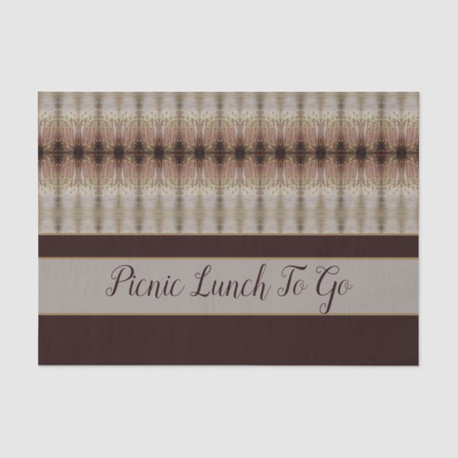 Stylish and Modern Typography Tissue Paper (Front)
