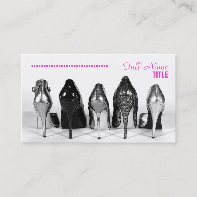 Stylish and Sassy Business Card (Front)