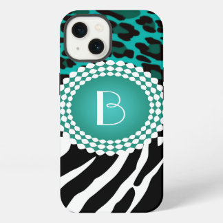 Stylish Animal Prints Zebra and Leopard Patterns iPhone Case