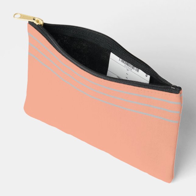 Stylish Apricot Spark  Accessory Pouch  (Open)