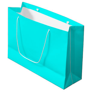 Stylish Aqua Gift Bag Large Size Perfect for Any O