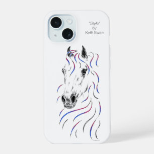 Stylish Arabian Horse iPhone 15 Case