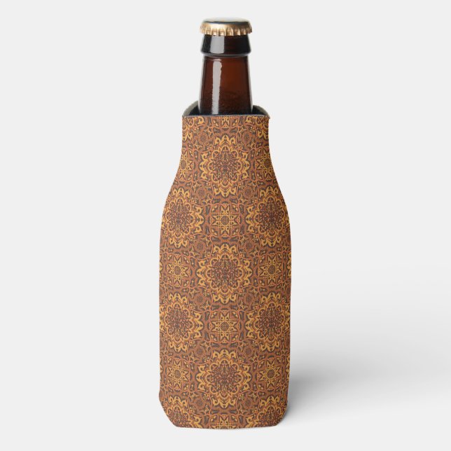 Stylish arabic ornament bottle cooler (Bottle Front)