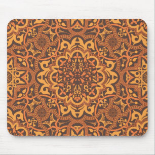 Stylish arabic ornament mouse pad