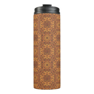 Stylish arabic ornament thermal tumbler
