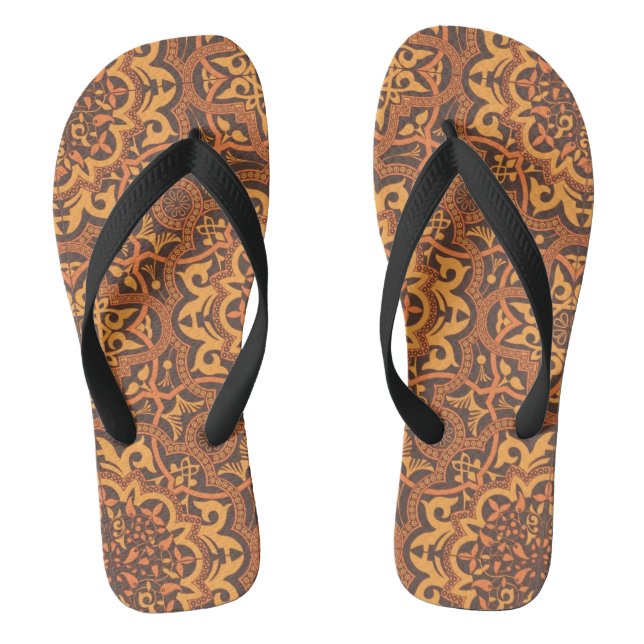 Stylish arabic ornament thongs (Footbed)