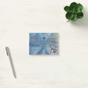 stylish archangel Michael with qr-code Post-it Notes