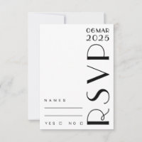 Stylish Art Deco Black White Wedding