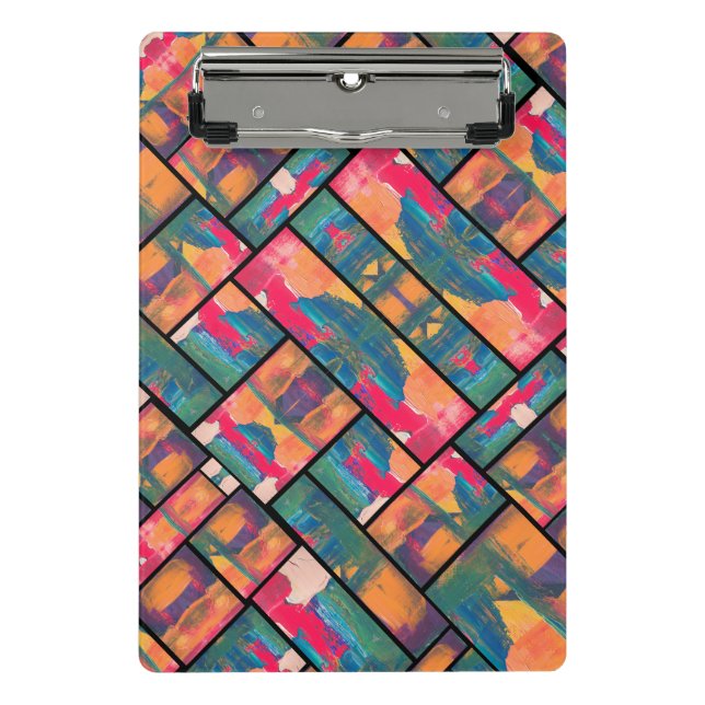 Stylish Art Paint Mini Clipboard (Front)