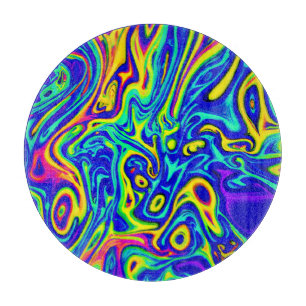 Stylish Art Pattern Forms Cutting Board