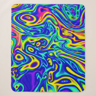 Stylish Art Pattern Forms Sherpa Blanket