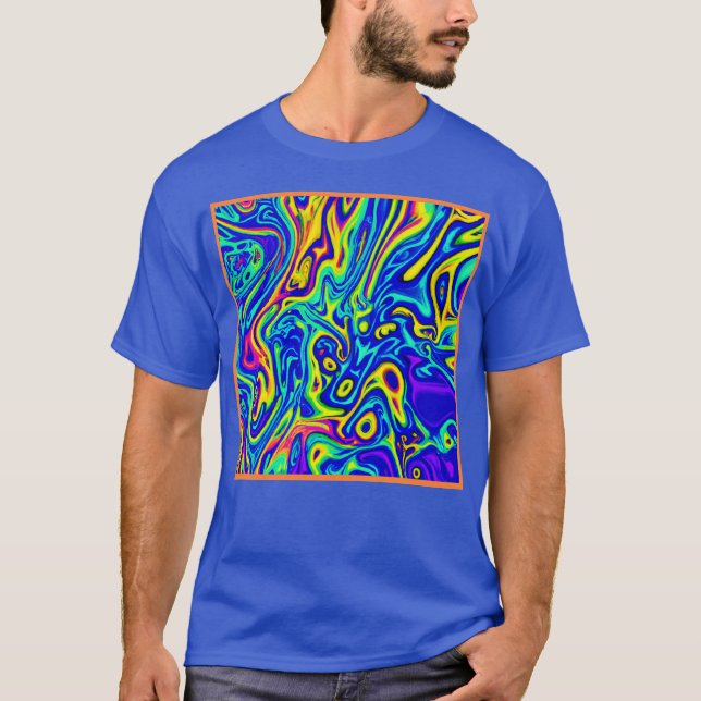 Stylish Art Pattern Forms T-Shirt (Front)