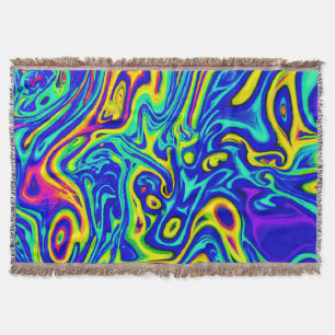 Stylish Art Pattern Forms Throw Blanket