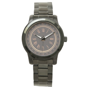 Stylish Attractive Oversized Black Bracelet Watch