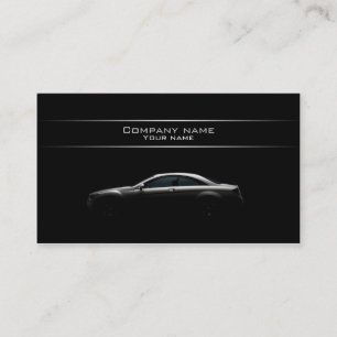 Stylish automotive business card