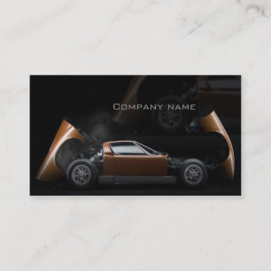 Stylish automotive business card