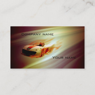 Stylish automotive business card