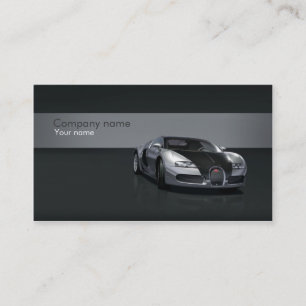 Stylish automotive business card