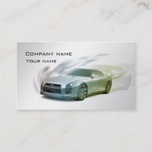 Stylish automotive business card