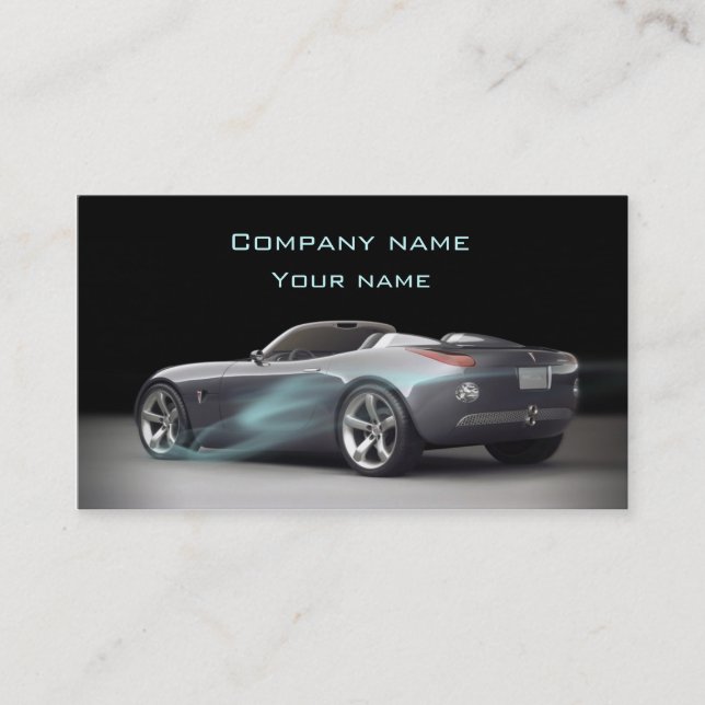 Stylish automotive business card (Front)