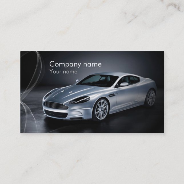 Stylish automotive business card (Front)
