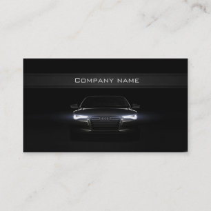 Stylish automotive business card
