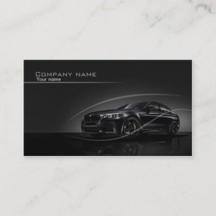 Stylish automotive business card