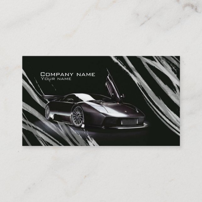 Stylish automotive business card (Front)
