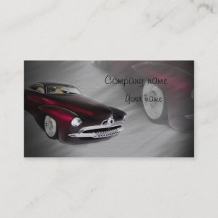 Stylish automotive business card