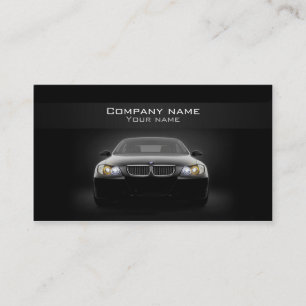 Stylish automotive business card